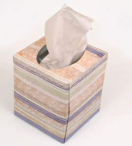 empty tissue box