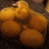 Lemons in a bag