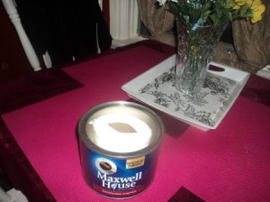 TP in a Maxwell House Can