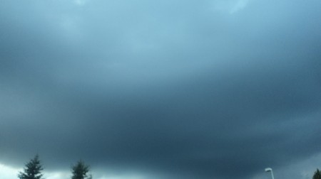 Storm clouds in Brockville, Ontario
