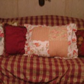 PIllow Shams on Sofa