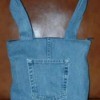 Recycled Denim Tote with pocket