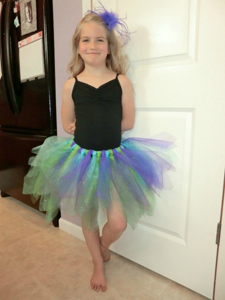 Finished no-sew Tutu.