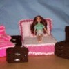 Barbie's Crocheted Bedroom Set -Complete bedroom suite.