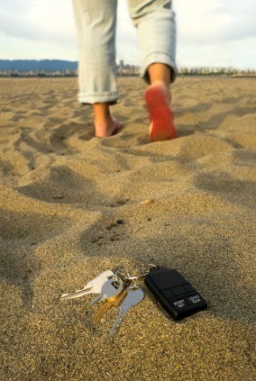 Lost Keys on Beach