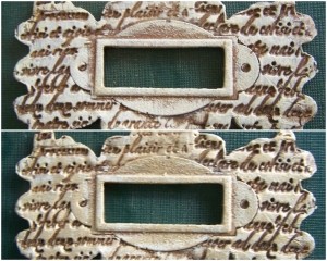 Highlighted embellishment.