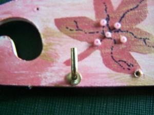 Adding screw hooks.