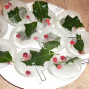 holly ornaments