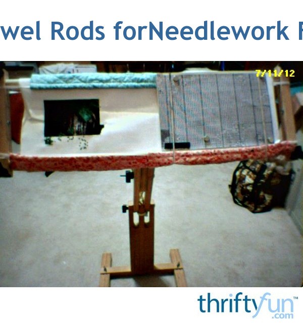 Use Dowel Rods for Needlework Frames ThriftyFun