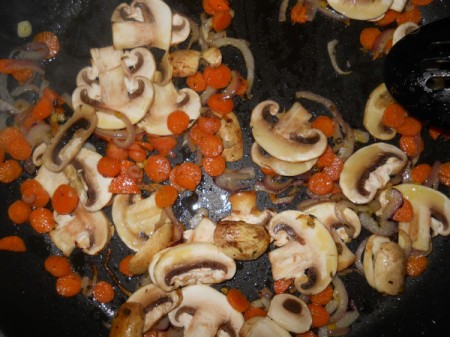 adding mushrooms