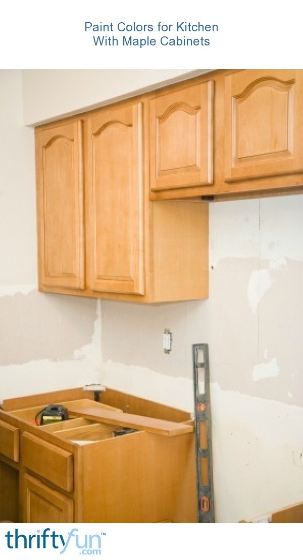 Paint Color Advice for Kitchen With Maple Cabinets ...