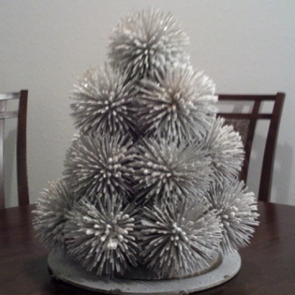 9 table round inch ThriftyFun  Christmas Toothpick  Tree Making a