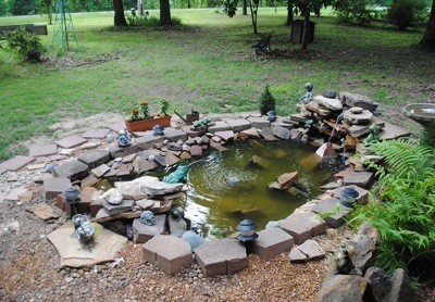 Decorative Rock Pond