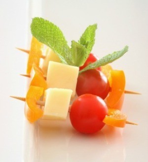 Cheese and Tomato Snack