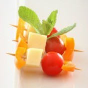 Cheese and Tomato Snack