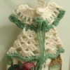 Crocheted Dress Towel Hanger