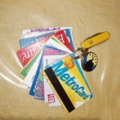 Use a keychain for store cards.