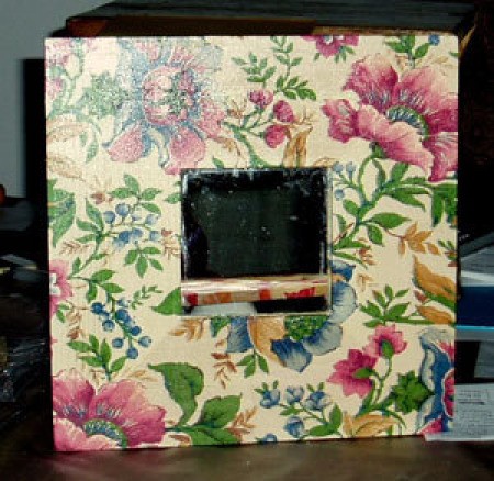 Floral pattern on white background.