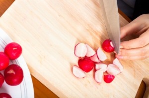 Cutting Radishes