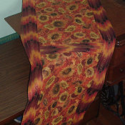 Fall color table runner.