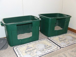 Homemade Deep Litter Box