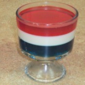 Red White and Blue Jello