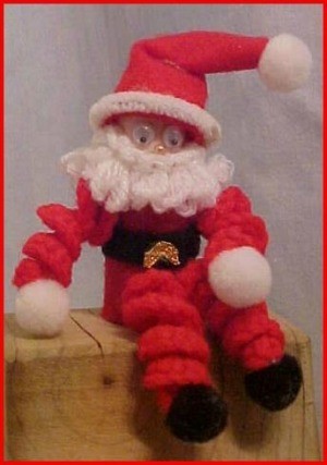 Crochet Santa Decorations