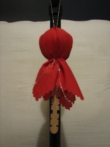 A Tootsie Pop tree ornament.