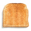 A piece of golden brown toast.