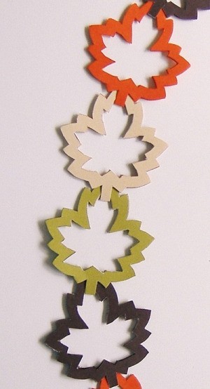 An Autumn Leaf Garland