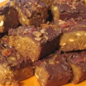 Peanut Butter
Bars with Chocolate and Bacon