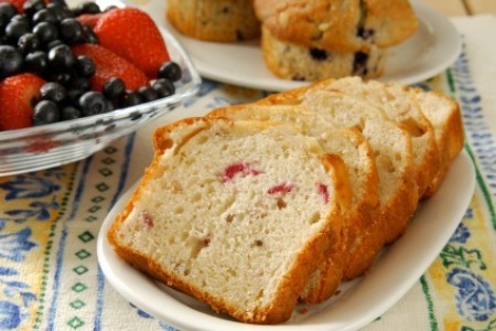 Sliced Cranberry Bread