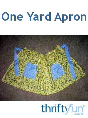 Download One Yard Apron | ThriftyFun