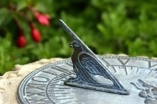 A classic bronze sundial