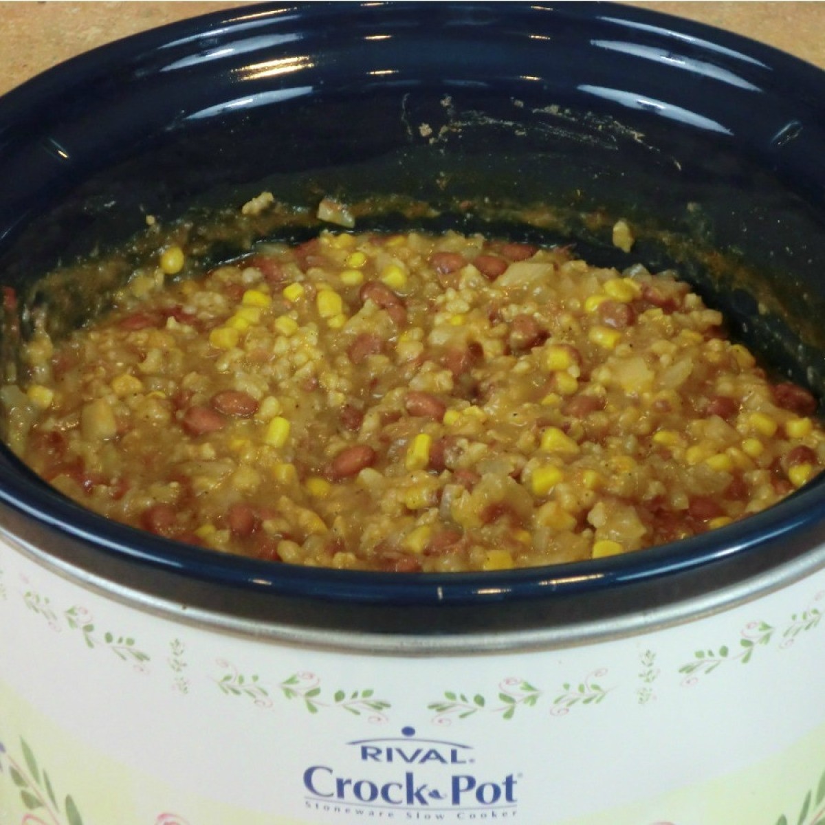 Making Crockpot Rice and Beans ThriftyFun