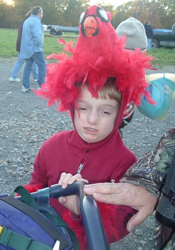 Cardinal costume.