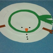 Flat Snowman Craft