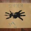 Spider made from child's handprints.