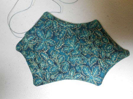 Sewing turning opening closed.