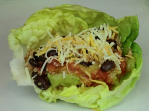 lettuce wrap with cheese