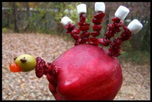 Cute Edible Apple Turkey