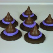 Halloween Witch Hat and Broom Treats