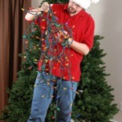 Decorating a Christmas Tree