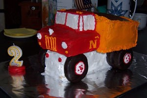 Dump Truck Cake