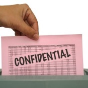 Shredding Confidential Document