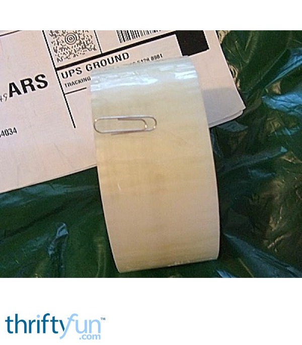 Keeping Track of the End of Tape ThriftyFun