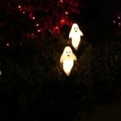 Spooky Halloween Ghosts Outside