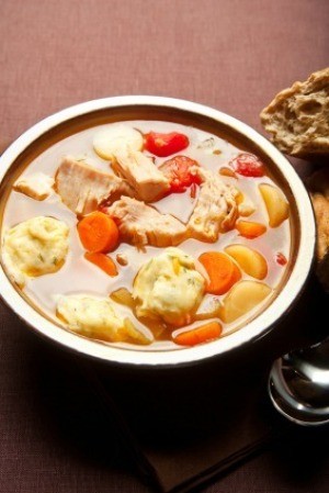 Turkey Dumpling Soup