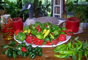 Use Seasonal Vegetables
as a Centerpiece