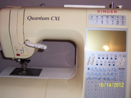 Singer sewing machine.